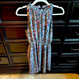 Knee length Floral Sleeveless Dress